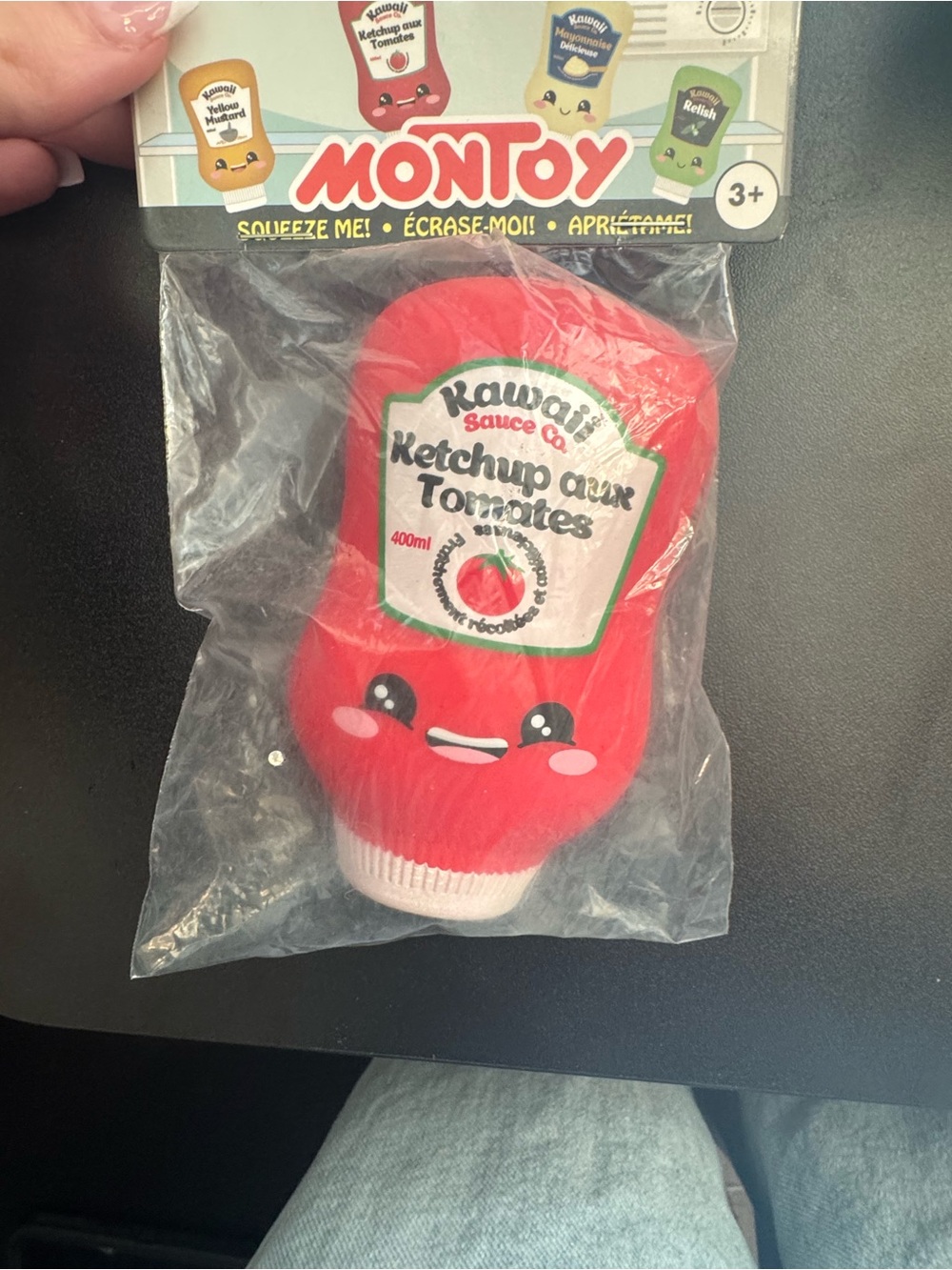 Ketchup Squishy Toy - Kawaii